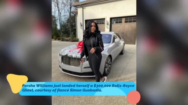 Twinsies ! Simon Guobadia Appears To Give porsha Williams Same Modal Car He Bought Falynn😍