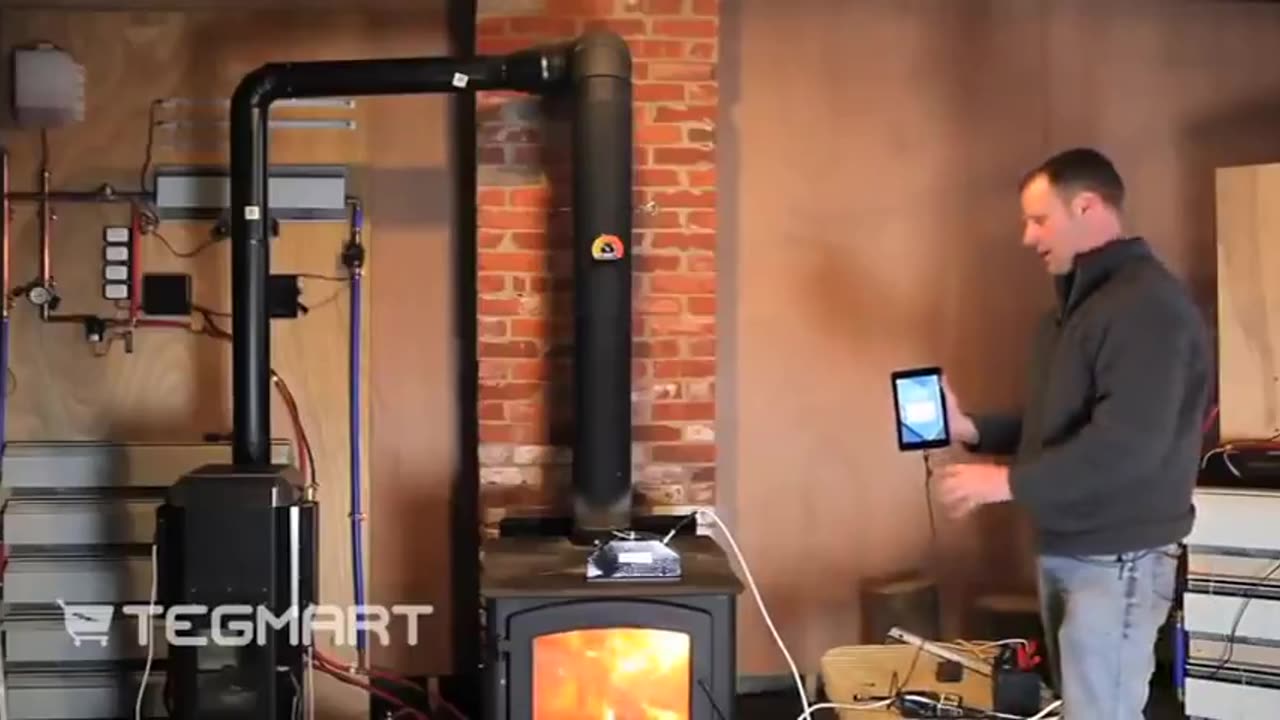 DEVIL WATT 45 WATT WOOD BURNING STOVE THERMOELECTRIC GENERATOR