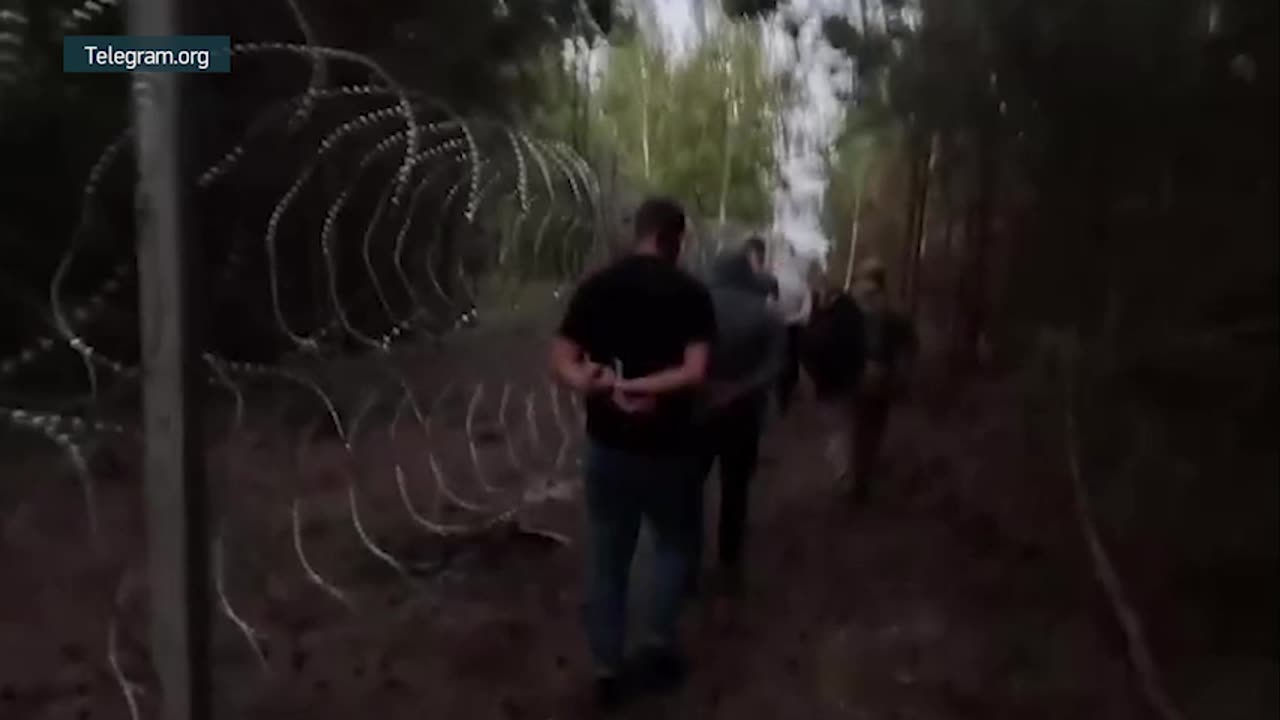 A group of Ukrainians tried to escape to Belarus.