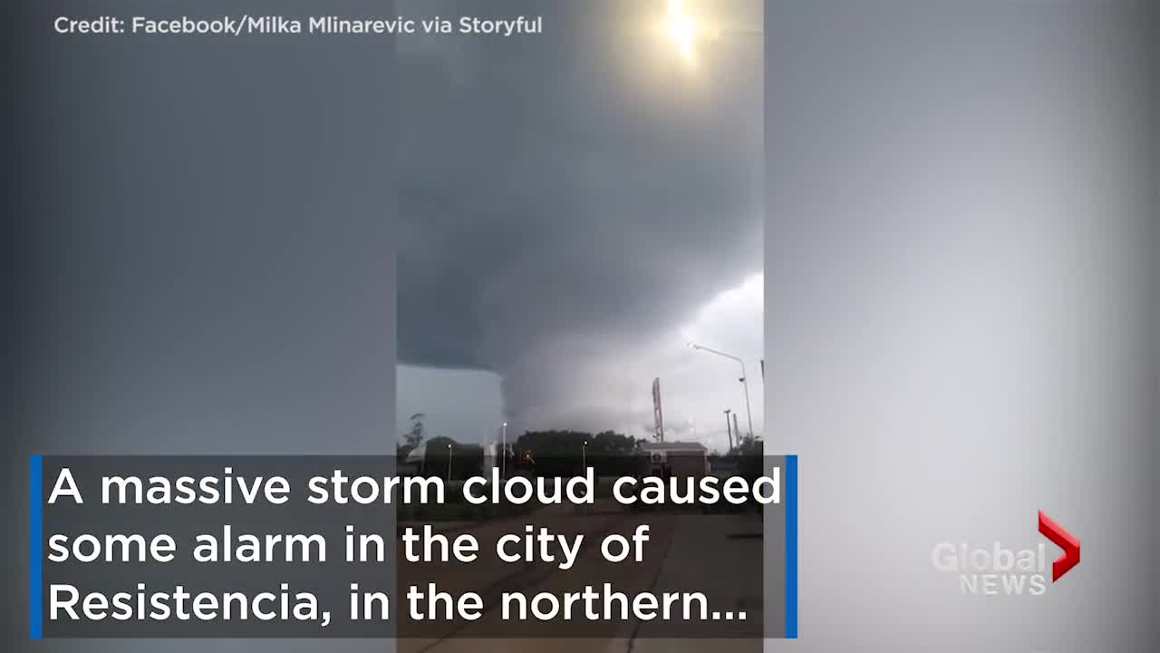 Large, circular cloud raises concern in Argentina