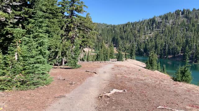 Central Oregon - Arriving at Upper Green Lake and Scoping the Area