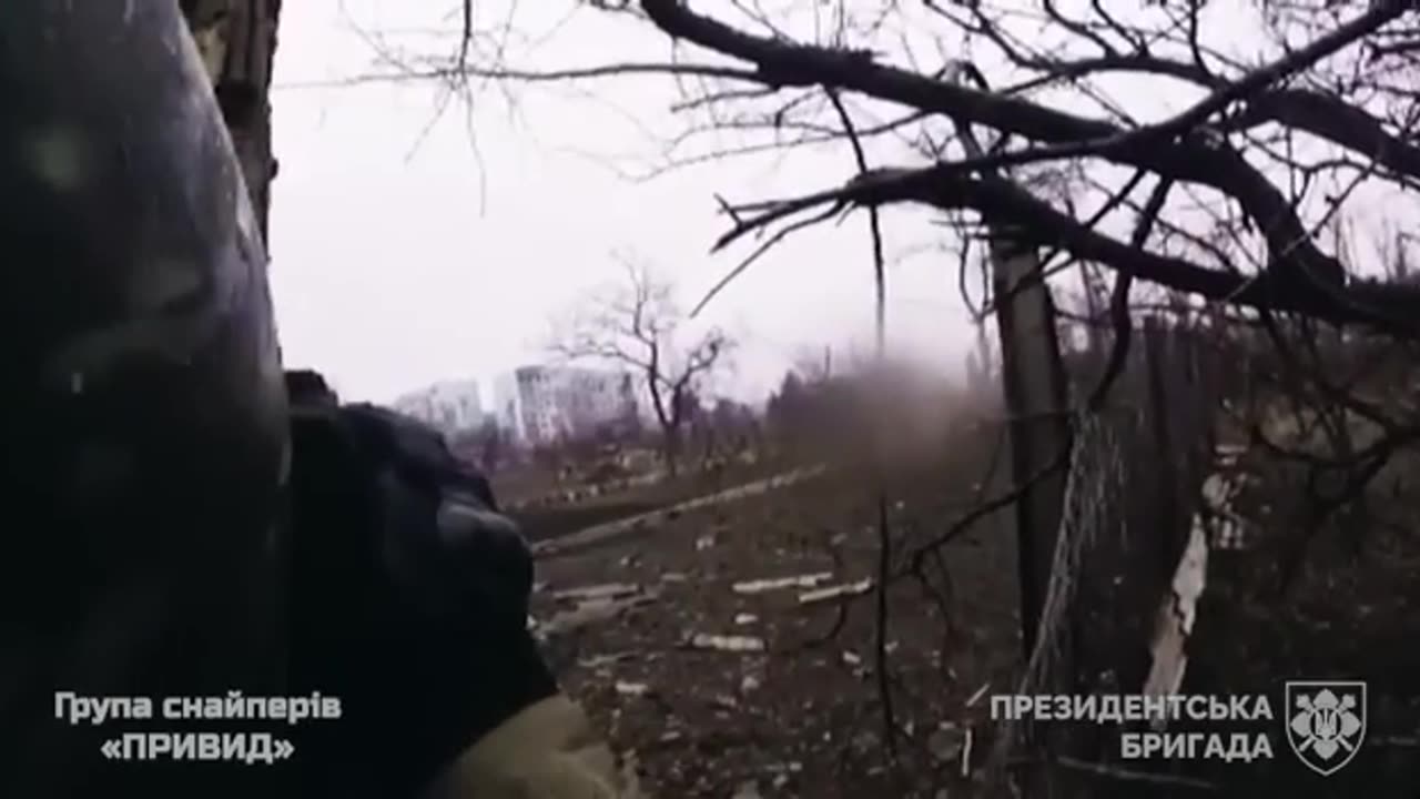 Ukrainians Attacking a Russian Machine Gun Post