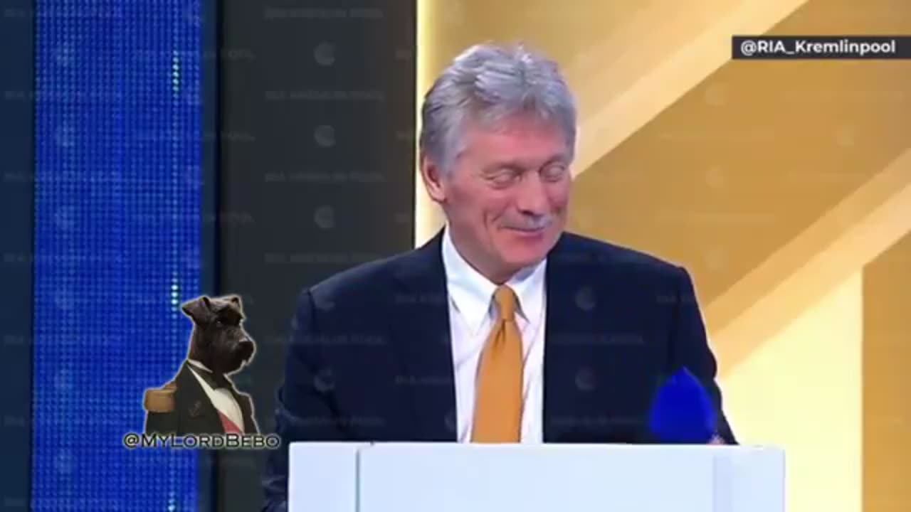🇷🇺 Peskov: I saw (the reporter) from the 🇺🇸New York Times, give him the microphone please.