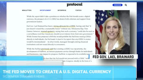 THE FED MOVES TO CREATE A U.S. DIGITAL CURRENCY