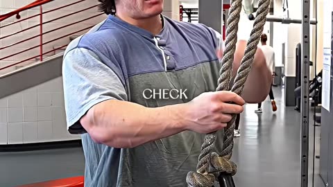 The mirror cant handle Sam’s arm pump.