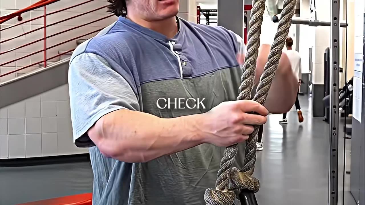 The mirror cant handle Sam’s arm pump.