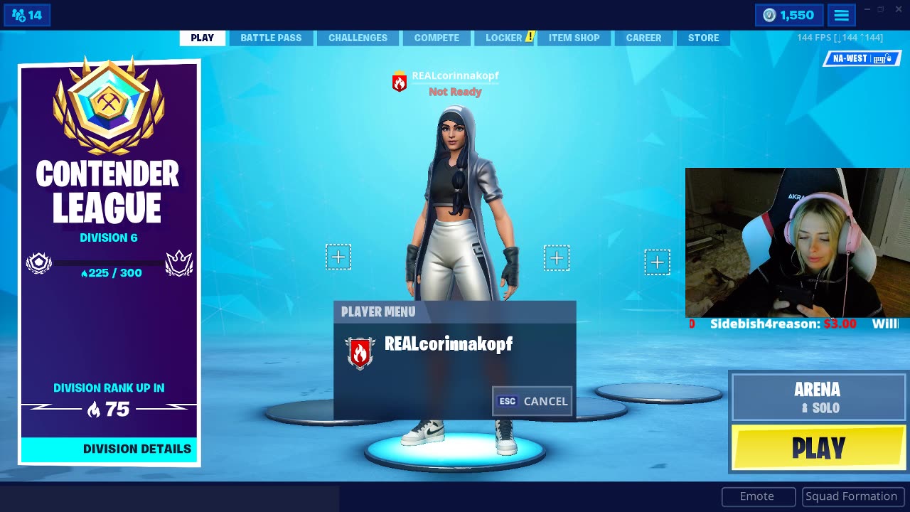 Corinna explains why she's mad at Tfue