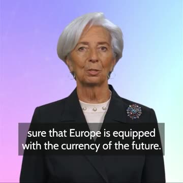 Christine Lagarde announces the launch of the EU's central bank digital currency (CBDC)