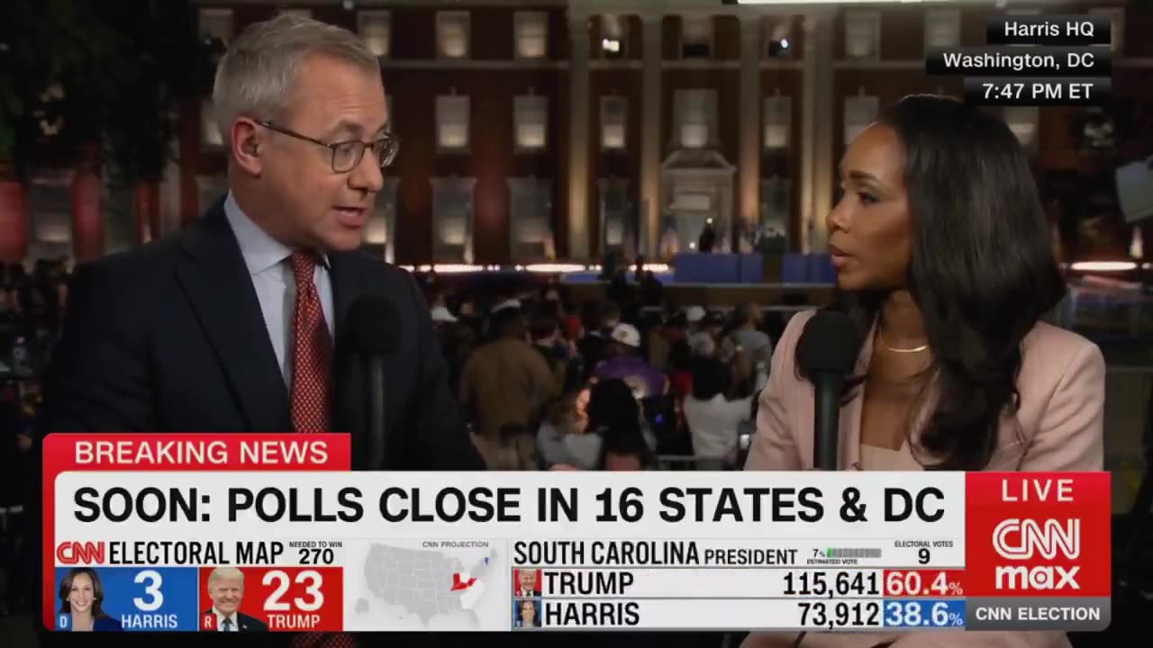 CNN: “The Harris campaign is a little worried about North Carolina and Georgia.”