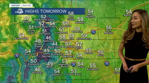 Cool and unsettled Mother's Day across CO