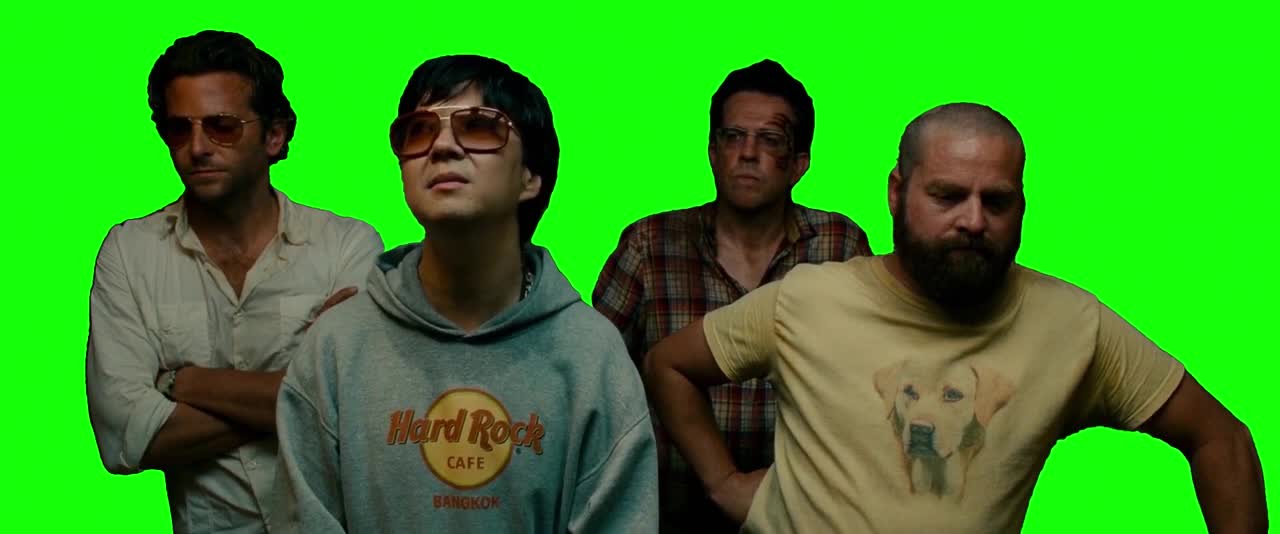 The Hangover II - Mr. Chow's Song (Time In A Bottle) - Green Screen