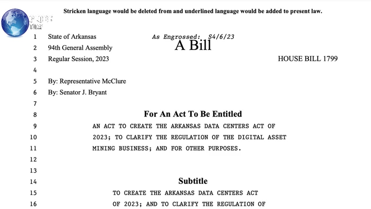 Bill protecting Bitcoin mining rights passes in Arkansas Senate and House