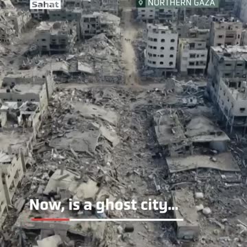 Israeli disproportionate attacks on Northern Gaza have erased all traces of life there.