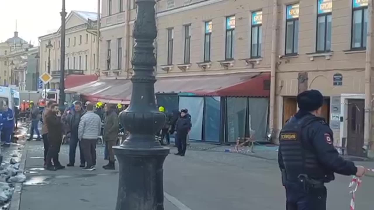 Die ersten Aufnahmen vom Ort der Explosion in St. Petersburg 2