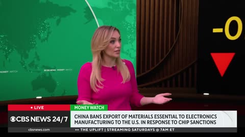 China bans exports to U.S of some materials for electronics manufacturing
