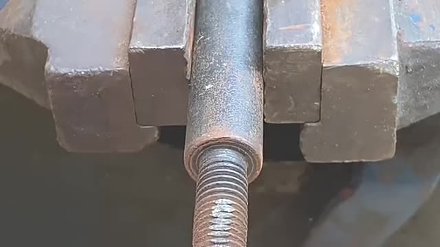 You can do this if the nut can't be screwed up # tool