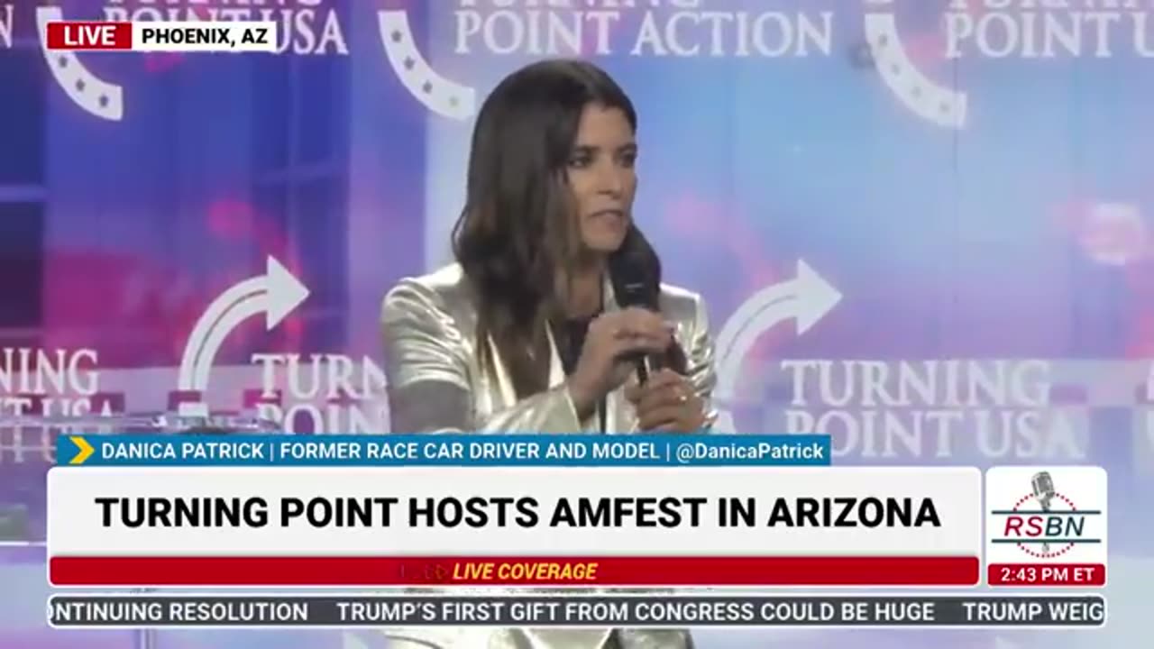 Danica Patrick TPUSA 12/22/24