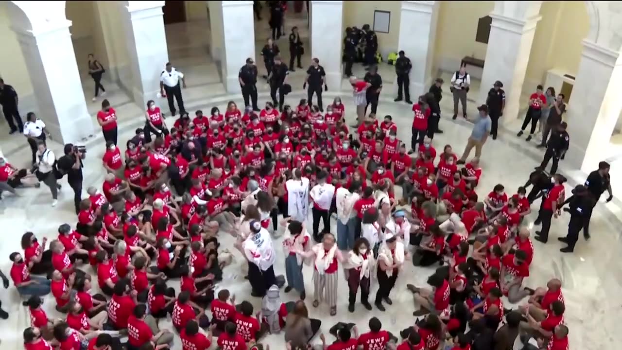 Capitol Hill Protests in full swing. Arrests made in the Cannon Hall Building