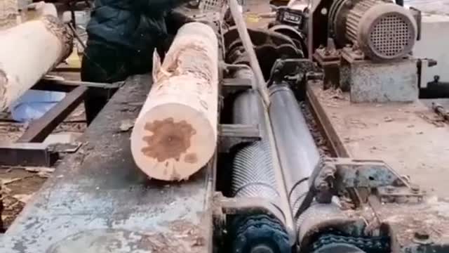 Factory work Amazing wood working machine