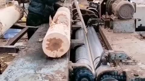 Factory work Amazing wood working machine