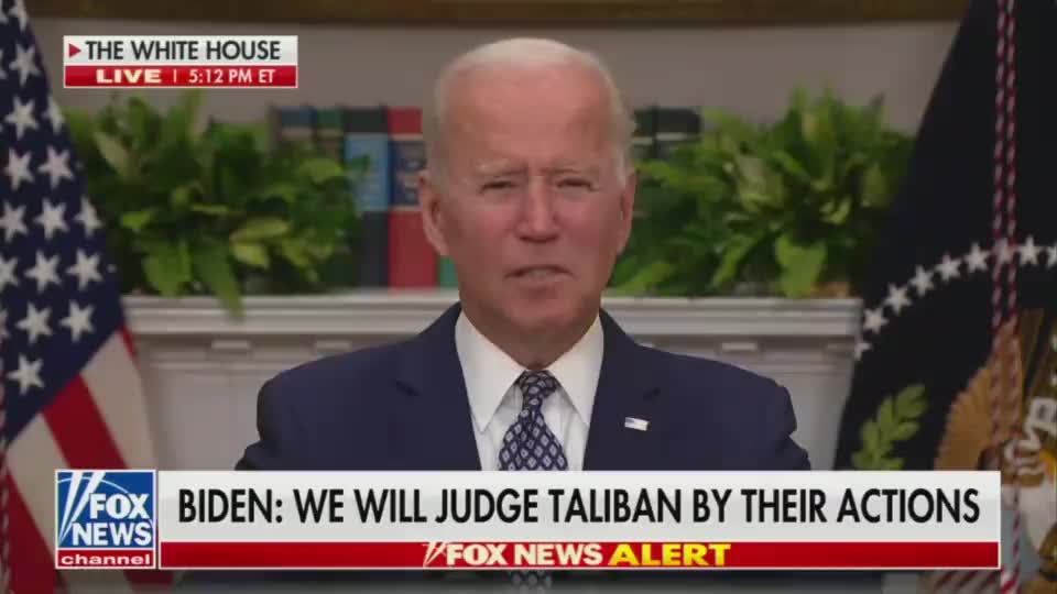 Joe Biden BLAMES TRUMP For Afghan Refugee Crisis