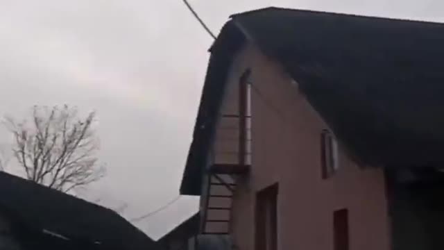 Russian cruise missile buzzing by