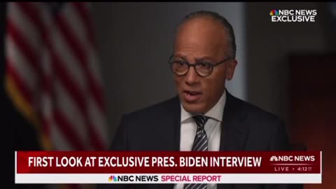 Lester Holt asks Joe Biden about bullseye comment