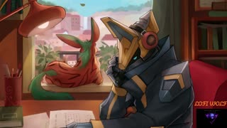 Lofi Wolf I want to study & relax but? Use this to help . Lofi hip hop /chill