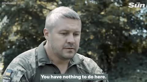 'We will kill you__ Ukrainian soldier warns Russian forces to leave Ukraine or die