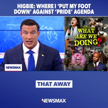 HIGBIE WHERE I PUT MY FOOT DOWN AGAINST PRIDE AGENDA