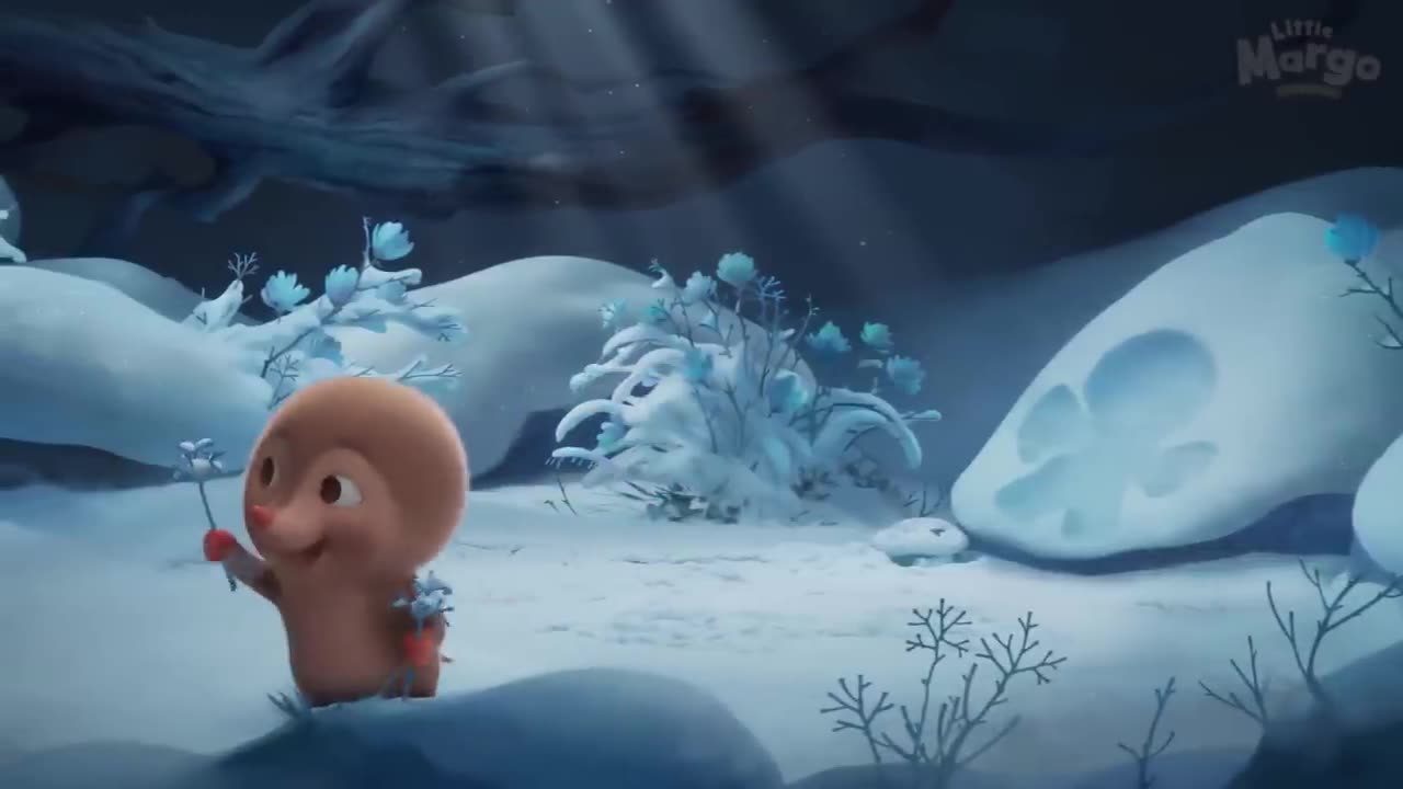 Margo and the Snow story Cartoon.