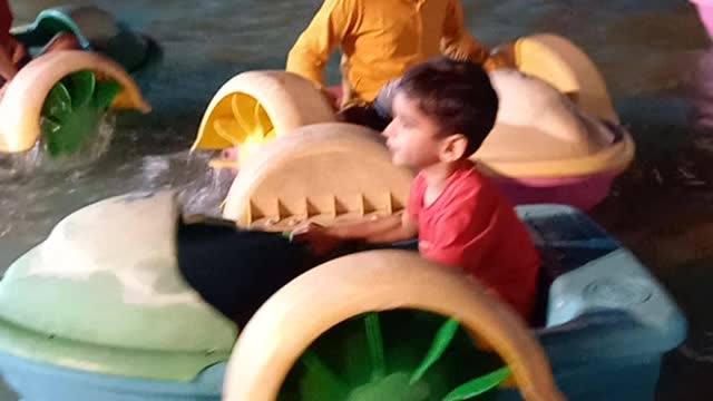 Boating at Trade fair