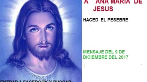 mensaje de jesus a ana maria de jesus - haced el pesebre