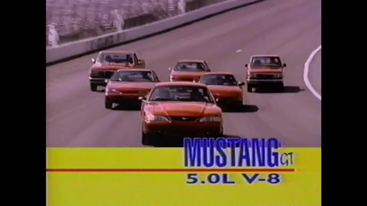 May 28, 1995 - Ford Cars Take to the Indianapolis Motor Speedway Track