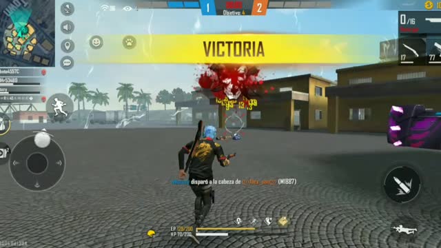 Jugando free fire