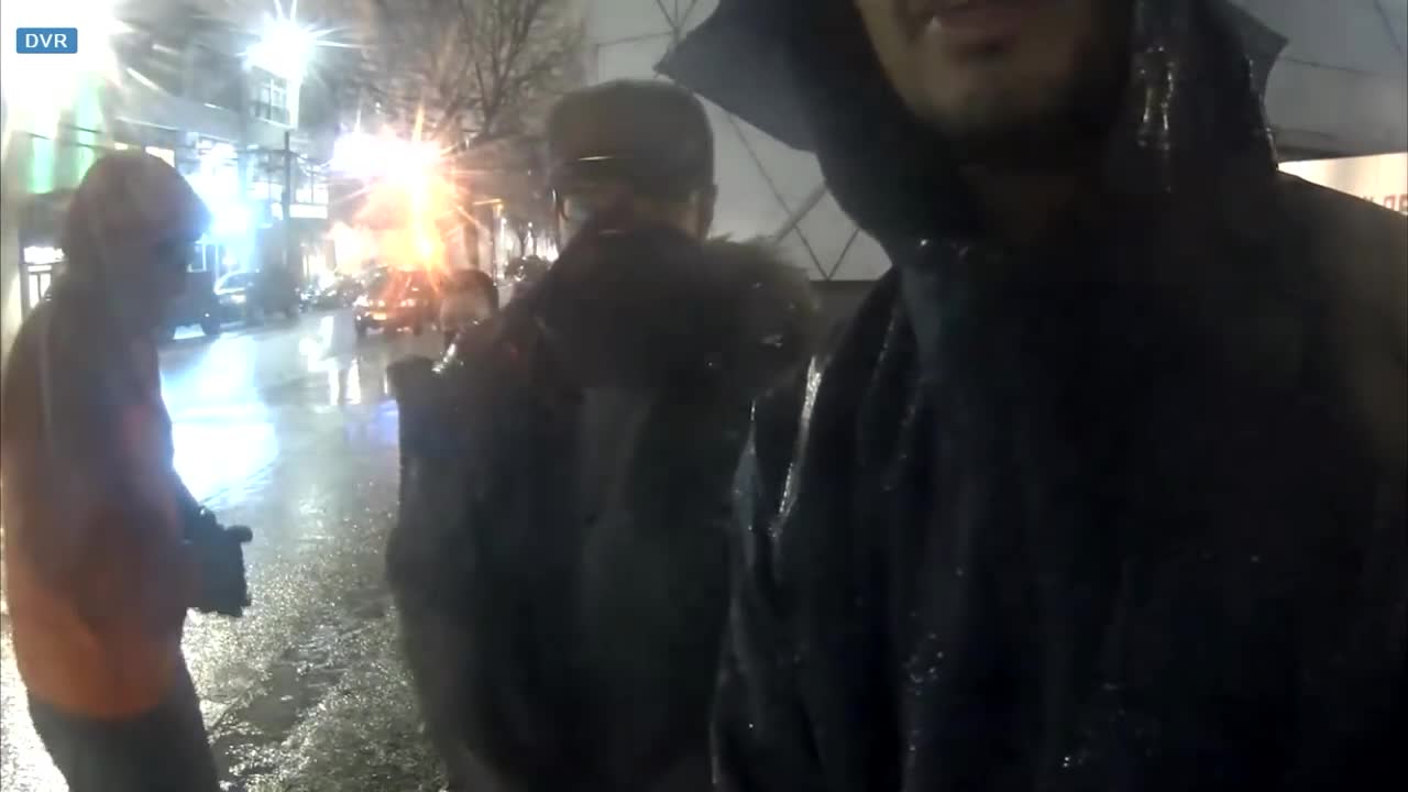 Protester Attacks Man at He Will Not Divide Us