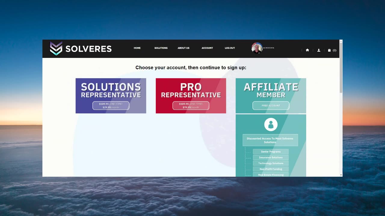 The Solveres Free AFFILIATE MEMBER Enrollment Event