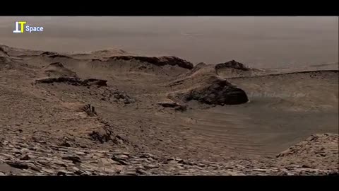 Mars rover's panoramic cam capture