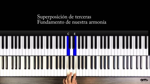 INTERVALOS ARMÓNICOS DE TERCERA - PIANO