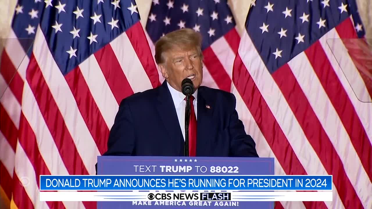 Trump announces 2024 presidential run, judge overturns Georgia abortion ban 16-11-2022