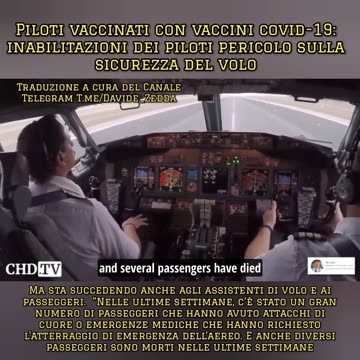 PILOTI VACCINATI CON VACCINI COVID-19: Incidenti "alle stelle”.