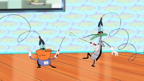 Oggy and the Cockroaches the sport time