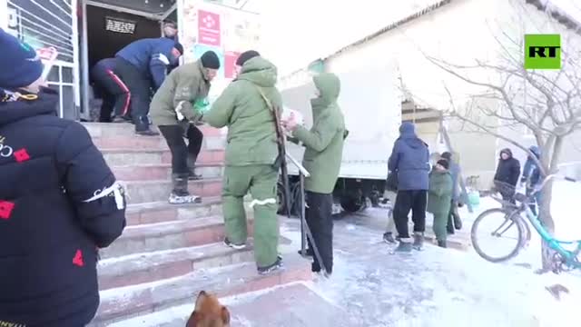 Russian military delivered more than 100 tons of humanitarian aid to Kharkiv region