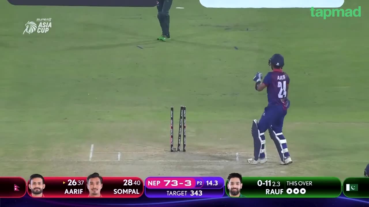 Pakistan vs Nepal | Nepal Wickets | Asia Cup 2023 | tapmad