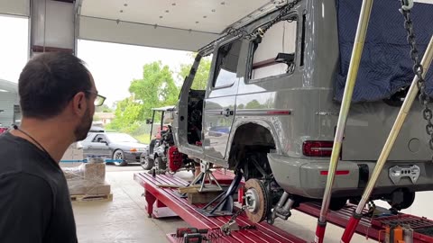 Rebuilding A Wrecked 2022 Mercedes G63 G Wagon PART 6