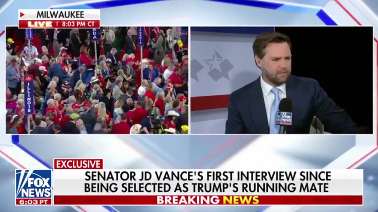 Sen JD Vance On The VP Call He Got From Trump