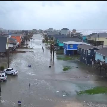 Surfside Beach Surge Flooding Tropical Storm Alberto, Texas June 19, 2024