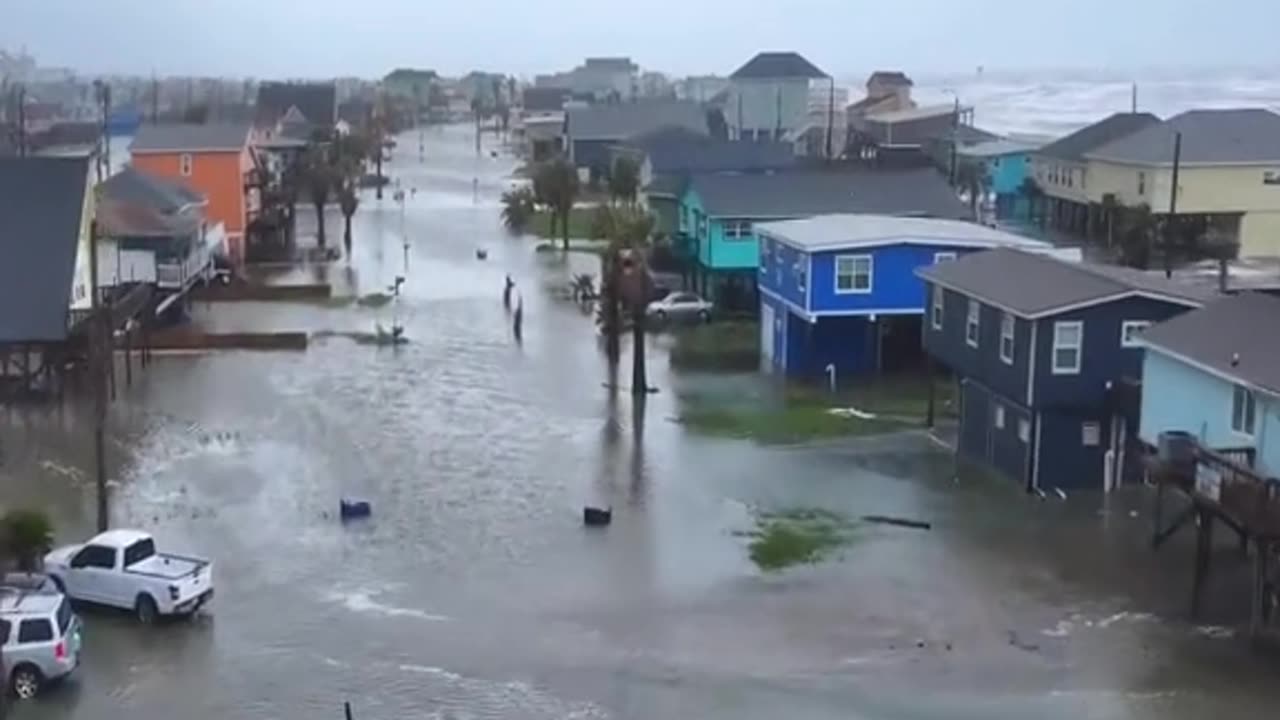 Surfside Beach Surge Flooding Tropical Storm Alberto, Texas June 19, 2024