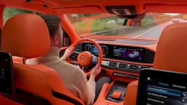 Inside the new Brabus 800 GLS 🧡 #shorts #luxurycars #supercars #cars