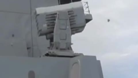 U.S. Navy Anti-Missile Missile System Engaged